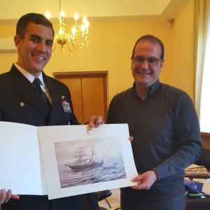 Foto Sindaco con Comandante Sardiello