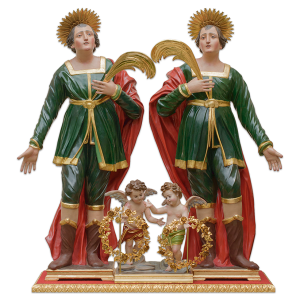 Statue-Santi-Cosma-e-Damiano