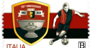 I 125 anni del Genoa in un francobollo