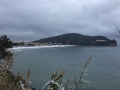 Neve sulla spiaggia di Serapo