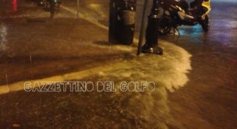 Violentissimo nubifragio sul Golfo (VIDEO)