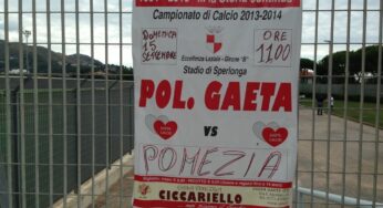 Clamoroso a Sperlonga, Pol.Gaeta-Real Pomezia a porte chiuse