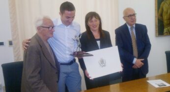 Formia, premiato il pallavolista Salvatore Rossini