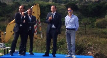 Gaeta, Mitrano inaugura il cantiere Calegna B5