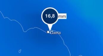 Allerta meteo nel Golfo di Gaeta
