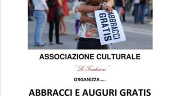 Abbracci e Auguri gratis l’8 Dicembre su Corso Cavour a Gaeta!