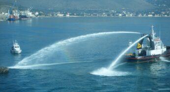 Gaeta, esercitazione antinquinamento e antincendio