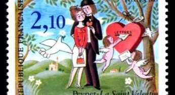 San Valentino, l’amore nei francobolli