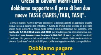 Gaeta: multa da 1,5 mln di Euro per inadempienze della passata amministrazione