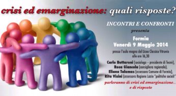 “Crisi ed emarginazione: quali risposte?”. Venerdì l’incontro al liceo ‘Vitruvio Pollione’