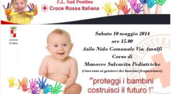 Gaeta – Manovre pediatriche salvavita: il corso all’Asilo Nido Comunale