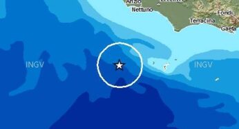 Terremoto a Ponza: scossa di magnitudo 3.1 nel Tirreno centrale