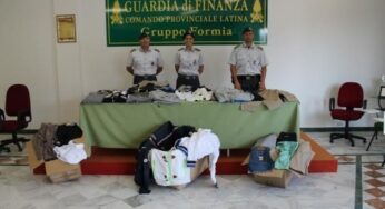Furgone fermato sulla Flacca: sequestrati oltre 1.200 capi contraffatti