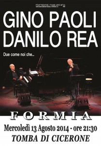 Manifesto Gino Paoli e Danilo Rea