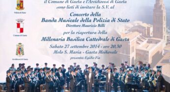 Gaeta, le Reliquie dei Santi Patroni in processione per l’inaugurazione della Cattedrale