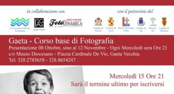 Corso base di fotografia presso il Museo Diocesano di Gaeta