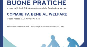 Festival della comunità solidale al via con “Copiare fa bene al welfare”