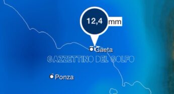 Ancora pioggia sul Golfo e Isole pontine