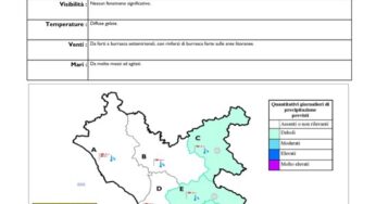 Meteo: vento forte e temperature in calo. Allerta sul Golfo
