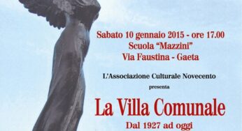 Gaeta: “La Villa Comunale-Generale Vincenzo Traniello”, oggi la presentazione del libro