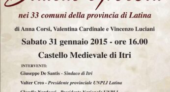 Conosciamo il Dialetto dei 33 Comuni della Provincia. Oggi al Castello di Itri
