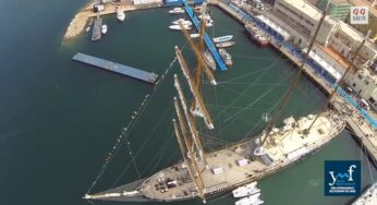 Gaeta, lo Yacht Med Festival visto dal “cielo”. **VIDEO**