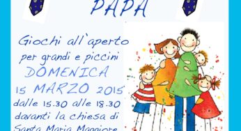 Itri, domenica 15 marzo in Piazza Annunziata si festeggia la festa del papà
