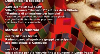 Sfilata di Carnevale in via Vitruvio, come cambia la circolazione