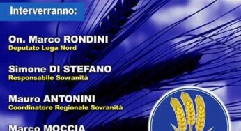 Politica-Golfo: si presenta ufficialmente Sovranità-Prima gli Italiani per il Sud Pontino
