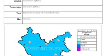Golfo e Isole: Avverse condizioni meteo per le prossime ore