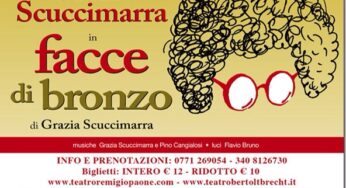 Formia, al Teatro Remigio Paone lo spettacolo comico-satirico “Facce di Bronzo”