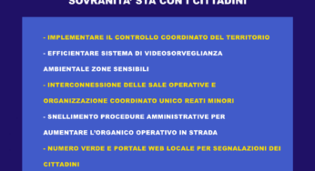 Progetto “Golfo Sicuro”. Nuovo programma del coordinamento di Sovranità-Prima gli Italiani Sud Pontino