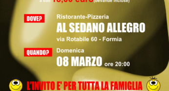Formia, 8 Marzo: “Donne in Festa….vi diamo più di un motivo per festeggiare”