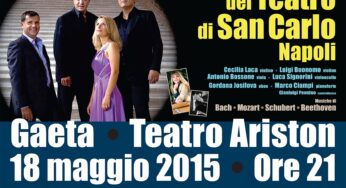 A Gaeta i solisti del Teatro San Carlo di Napoli in concerto