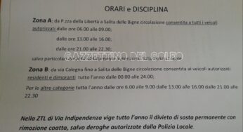Gaeta, Pass ZTL in Via Indipendeza: ecco cosa fare
