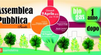 Latina – Biogas, un anno dopo. Domani assemblea pubblica alla Chiesuola alla presenza del Sindaco Giovanni Di Giorgi