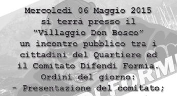 Difendi Formia si riunisce con il quartiere San Pietro