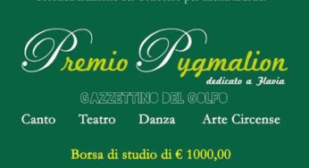 #Gaeta, al via la seconda edizione del Premio #Pygmalion.  In palio una borsa di studio di 1000 euro