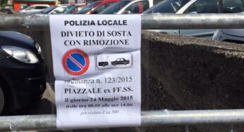 #Gaeta, divieto di sosta nel Piazzale della Stazione per il #500DAY