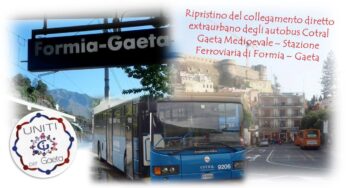 Fermata Cotral presso la Stazione Ferroviaria di Formia, Salone chiede il ripristino immediato