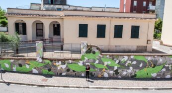 #Gaeta, #MemorieUrbane: opera di Doa Oa in via Piave