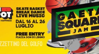 Torna il “#Gaeta Square Jam”, #Sport e #FreeStyle dal 17 al 26 luglio in Piazza Di Liegro
