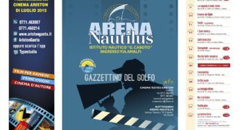 #Gaeta, torna il #Cinema sotto le stelle con l’Arena Nautilus