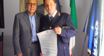 #Formia – dall’arresto di Zagaria al locale Commissariato, il Vice Sovrintendente Bianchini premiato dal Sindaco con un encomio