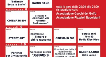 #Formia, #Venezia #Montecarlo, partito il conto alla rovescia. Da domenica una settimana di grandi eventi al Molo Vespucci