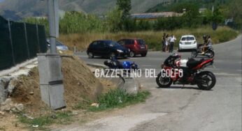 Ennesimo incidente sulla #Formia-#Cassino. Centauro finisce nel fossato