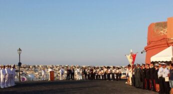 #Ponza, inaugurata la Piazza dedicata alle Capitanerie di Porto sul molo di origine Borbonica