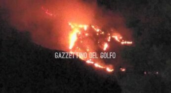 #Formia, fiamme sul costone del Redentore e Castellonorato