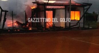 Struttura sportiva in #fiamme nella notte: Paura a #Priverno