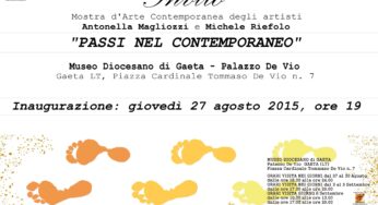 #Gaeta, al via la mostra “Passi nel contemporaneo”
